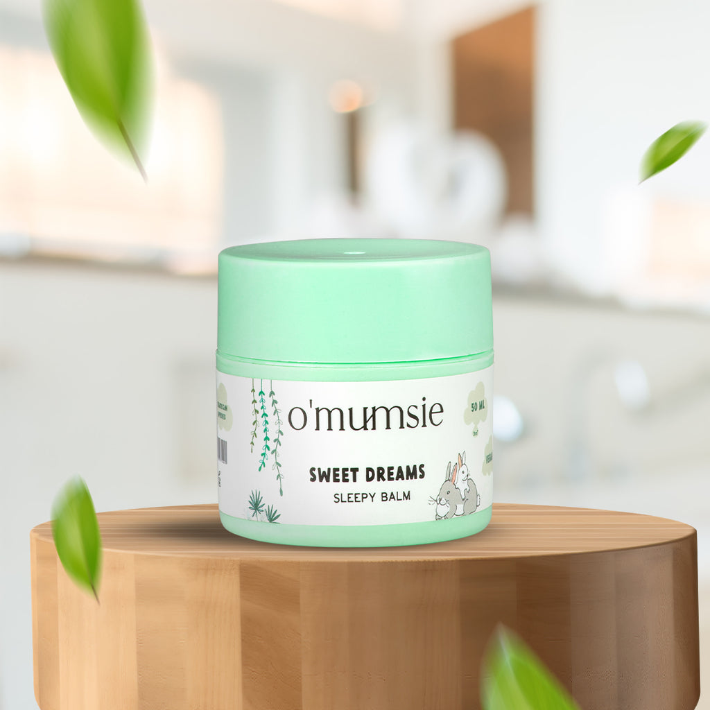 Calming sleep balm for babies with safe, gentle formula