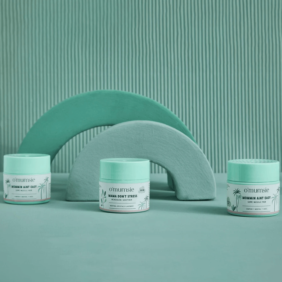Cooling temple balm for migraine and headache soothing – gentle & safe for children