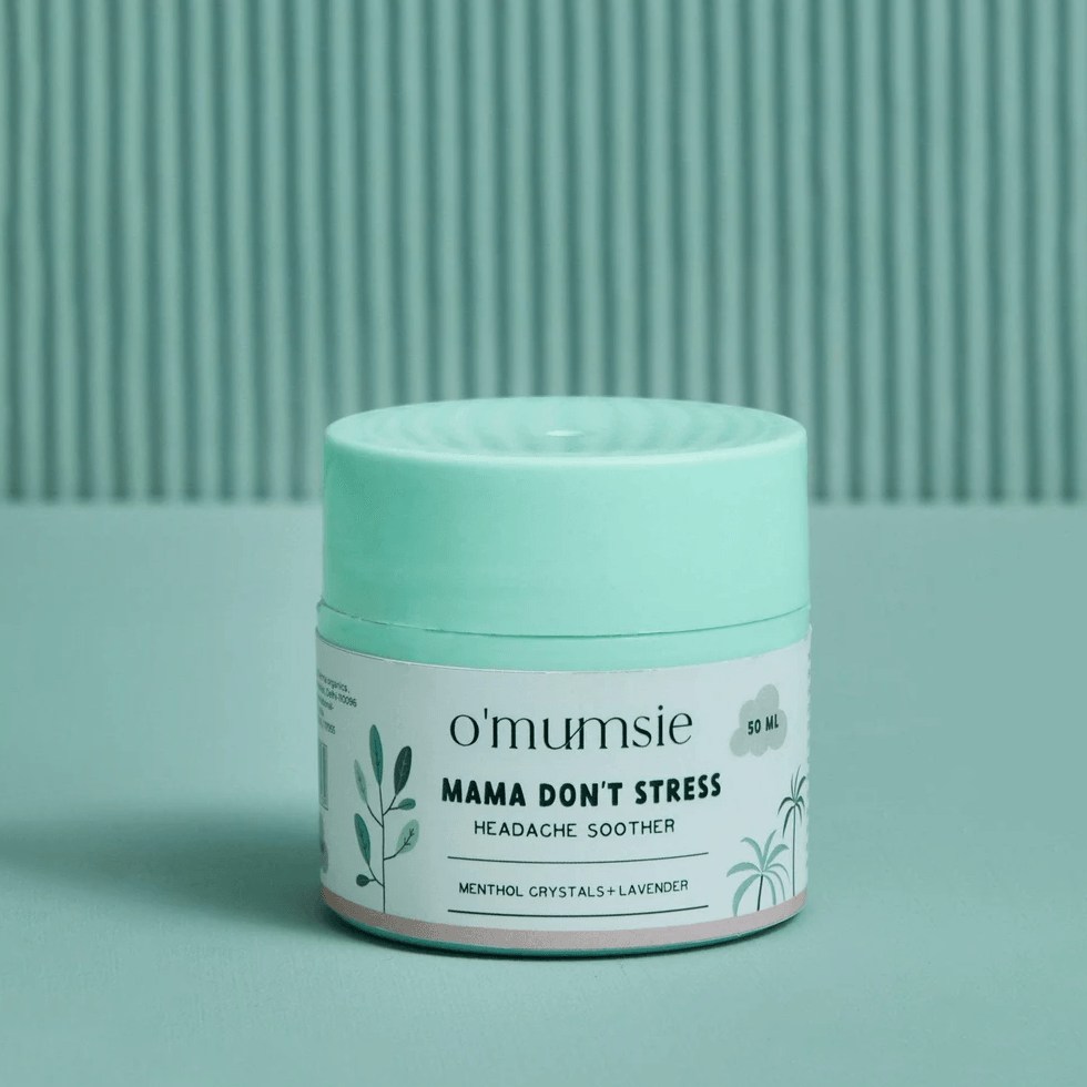 Natural headache relief balm for kids with essential oils