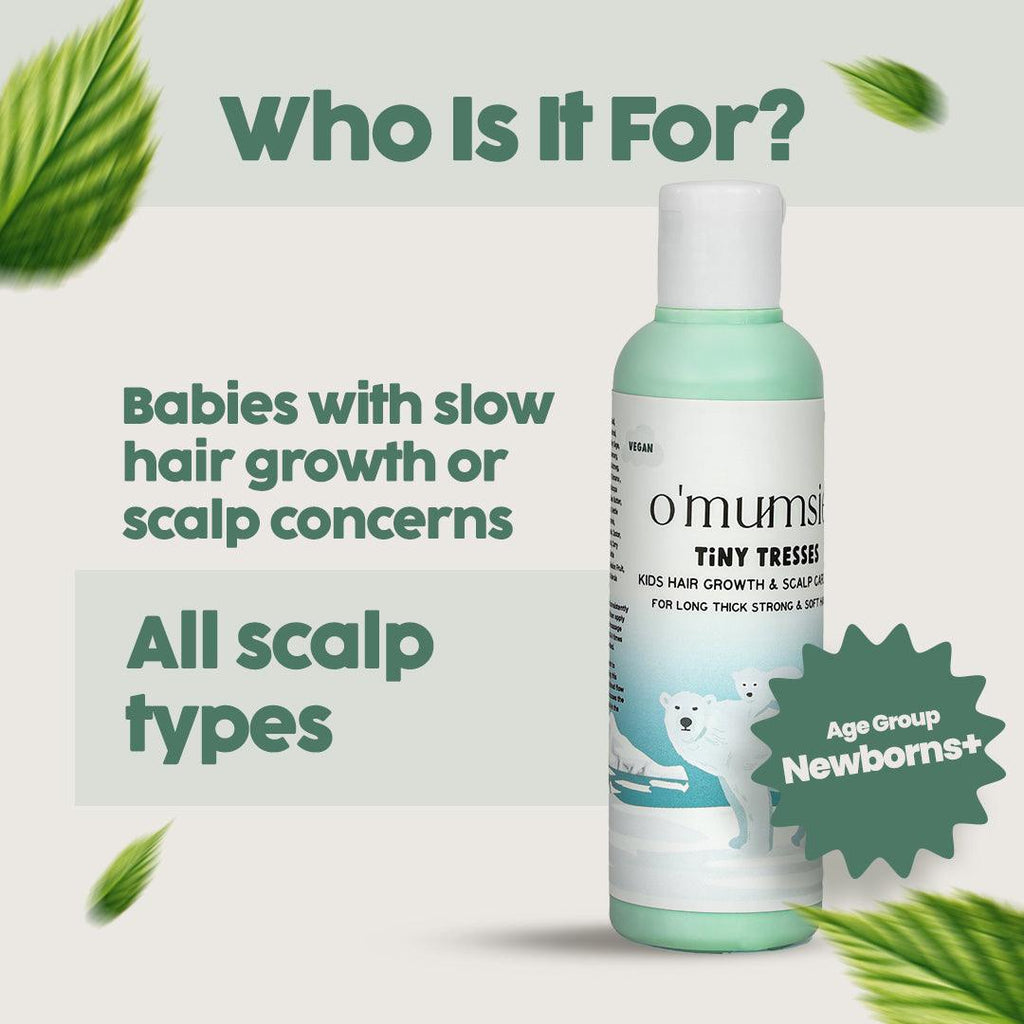 Lightweight hair growth serum for babies and kids – Enriched with natural oils.
