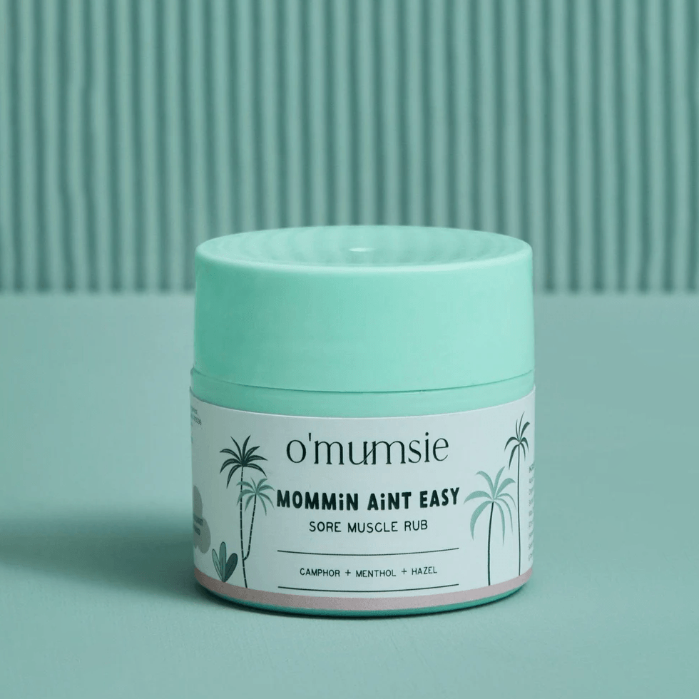 Kids-safe muscle rub for post-play soreness and soothing