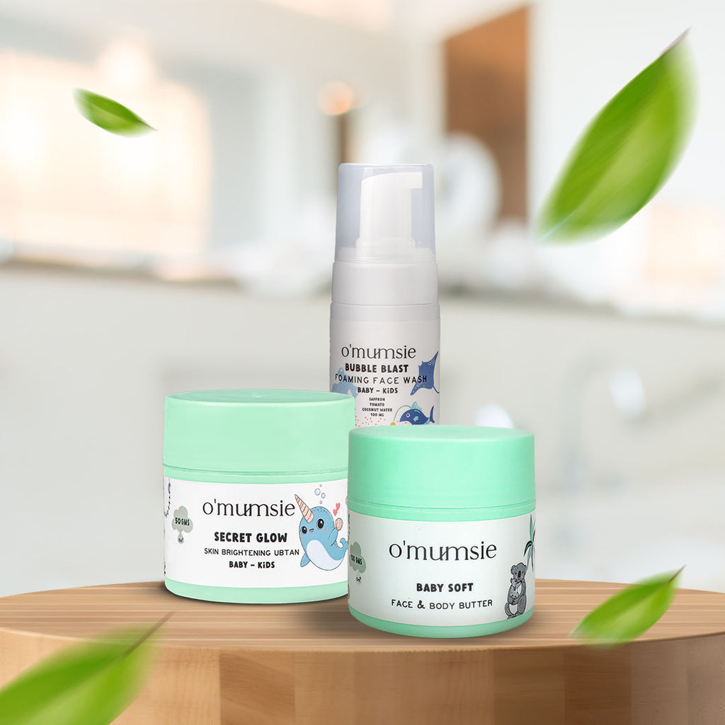 Mom-approved baby skincare kit for bright and nourished skin