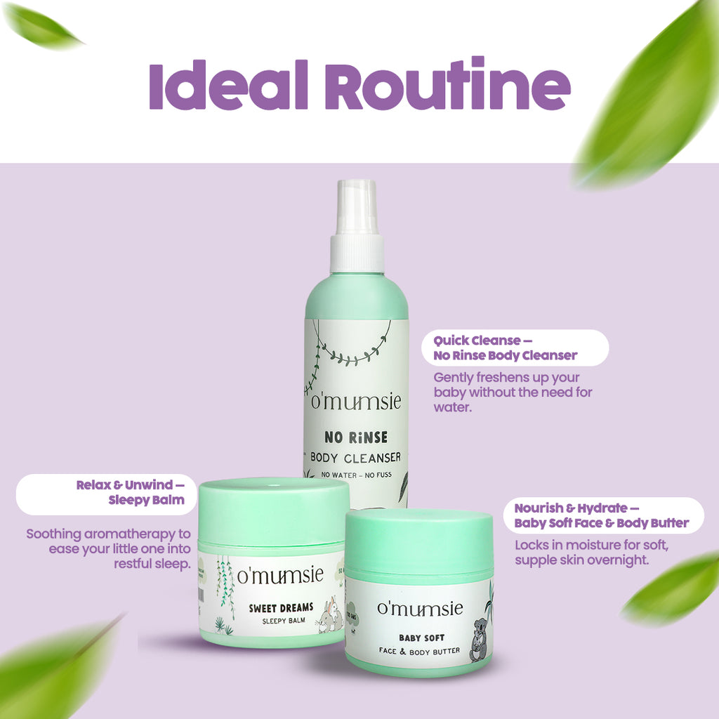 Soft face & body butter for babies - night moisturizer for soft skin