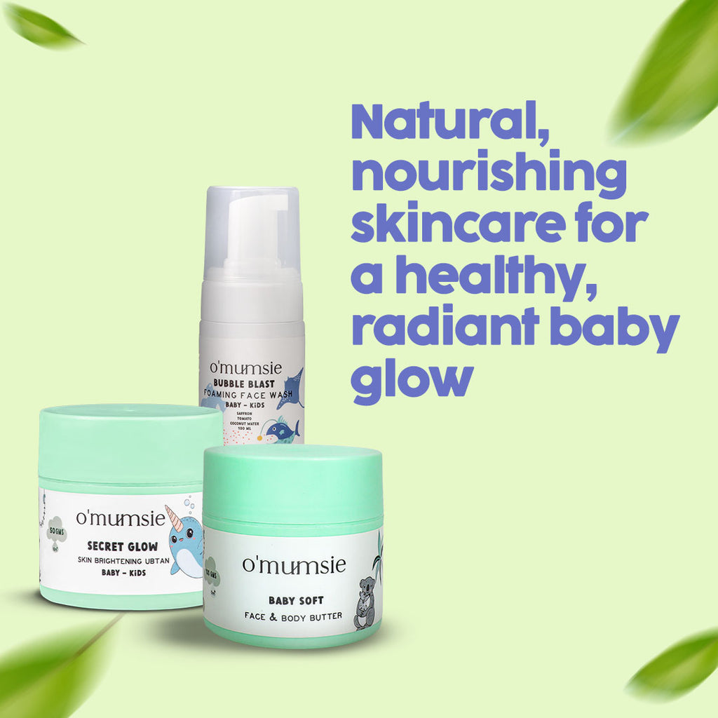 Natural skin brightening ubtan for babies and kids