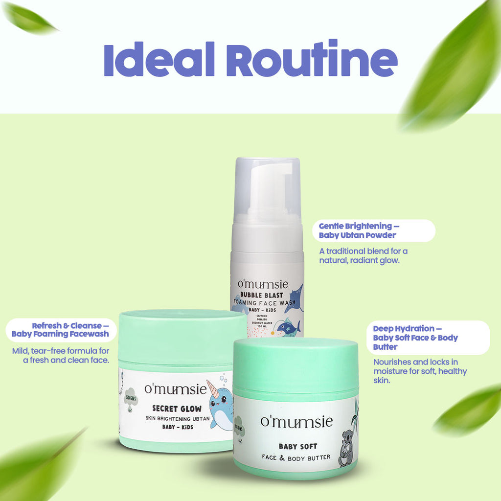 Nourishing daily face cream for babies and kids with ceramides