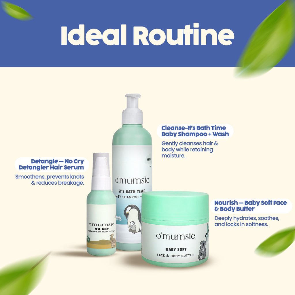 Gentle face and body butter for newborns and infants with natural ingredients