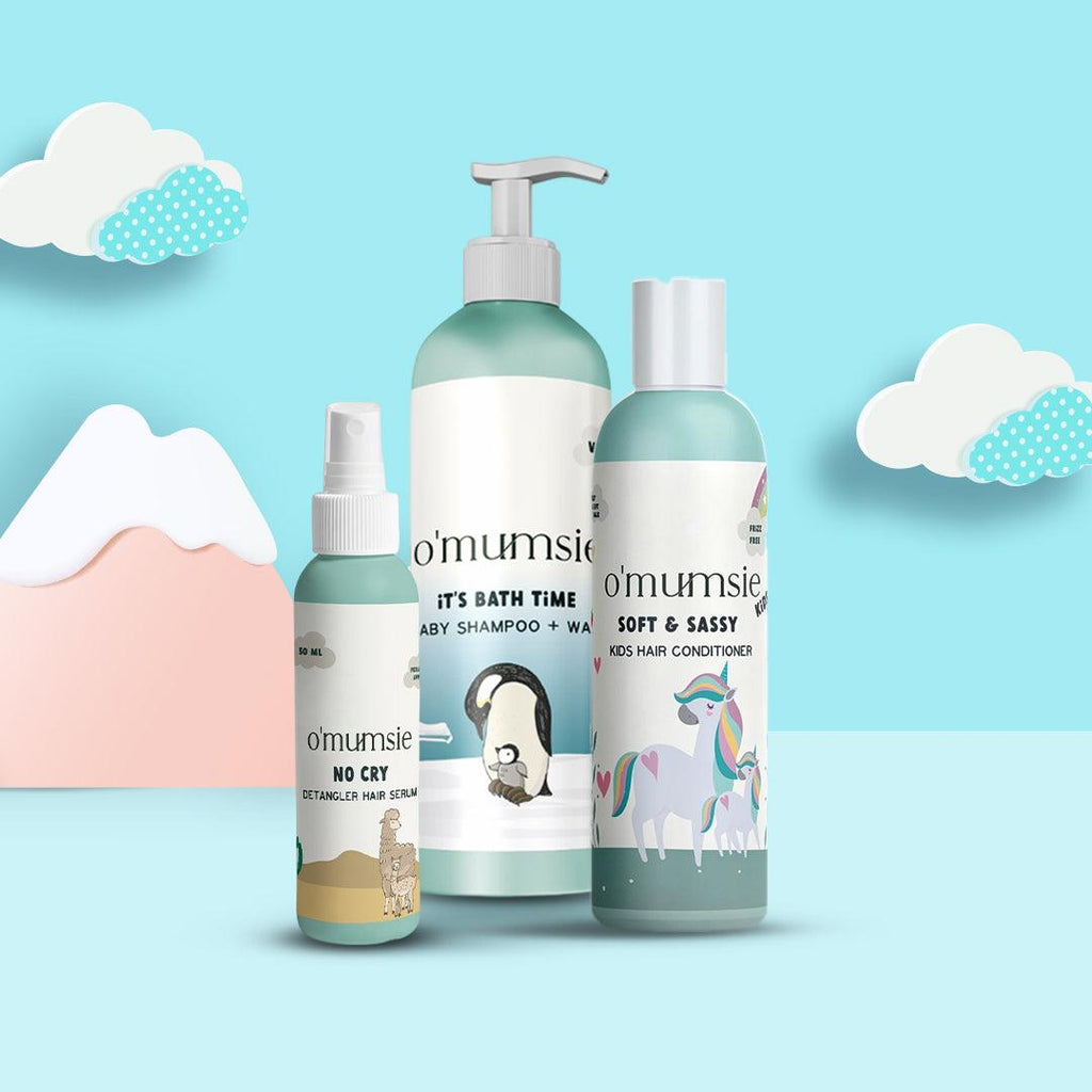 Sulphate-free shampoo for toddlers and kids with mild cleansing formula