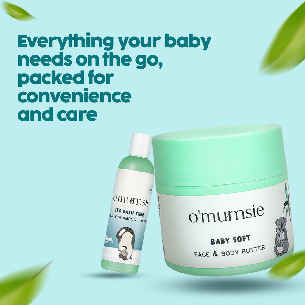 Tiny Explorers Baby Travel Kit for on-the-go baby skincare essentials
